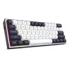 Redragon ALCOR QMK K717WB-RGB-PRO Tastiera meccanica, layout 75%, tri-mode, hot-swappable, bianco/nero