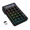 Redragon Cove K733-RGB-WL Tastiera meccanica 60% tri-mode, hot-swappable, RGB, nero