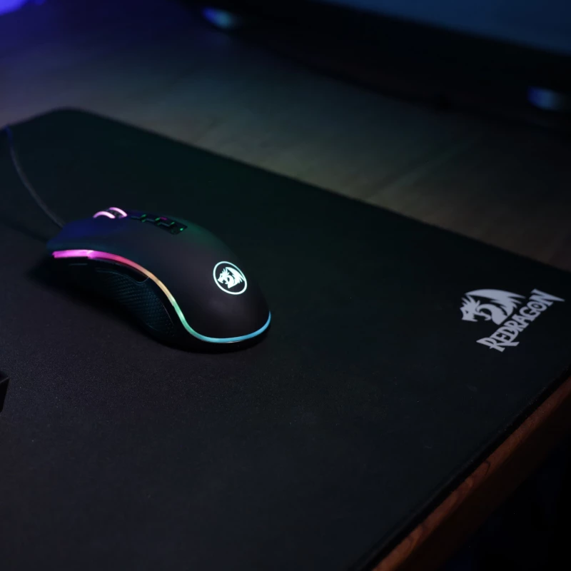 Redragon P032 FLICK XL Tappetino per mouse da gaming, 400x900 mm, nero