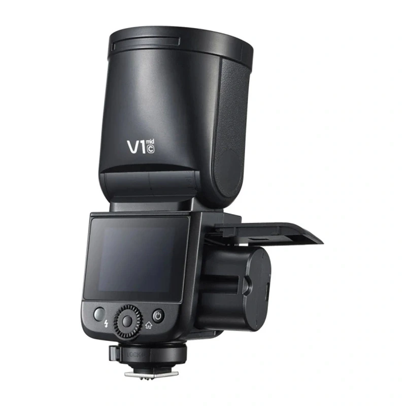 Godox V1 Mid C flash testa rotonda per Canon