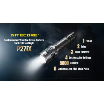 Nitecore P27iX 5000 lumen torcia tattica