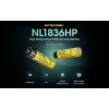 Nitecore NL1836HP 3600mAh 18650 batteria ricaricabile Li-ion Button Top
