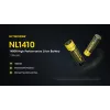 Nitecore NL1410 14500 1000mAh batteria ricaricabile Li-Ion