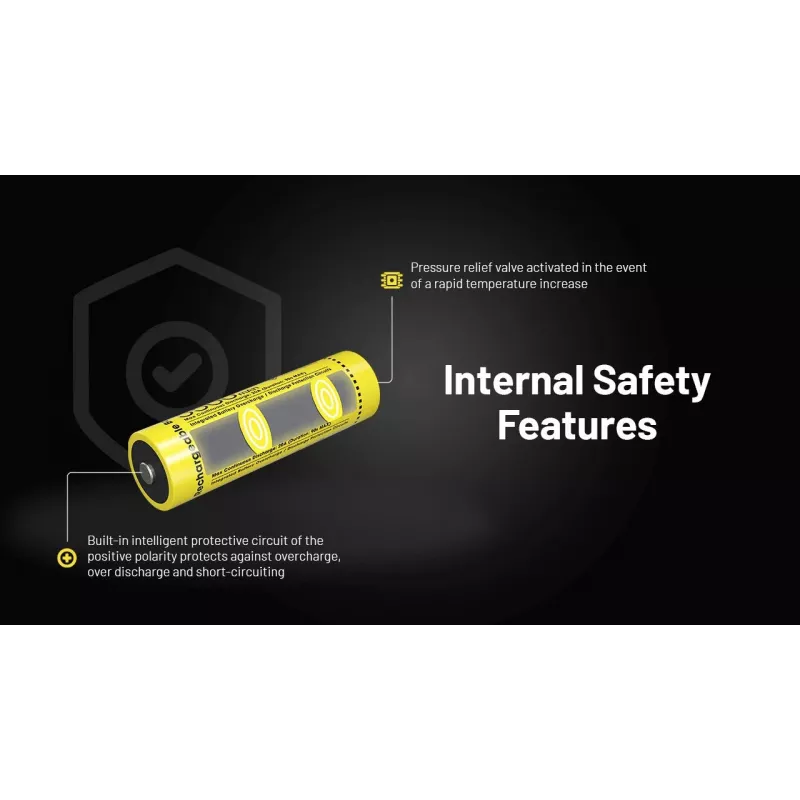 Nitecore NL2155HP 21700 batteria ricaricabile Li-ion 5500mAh 3.6V Button Top Protected