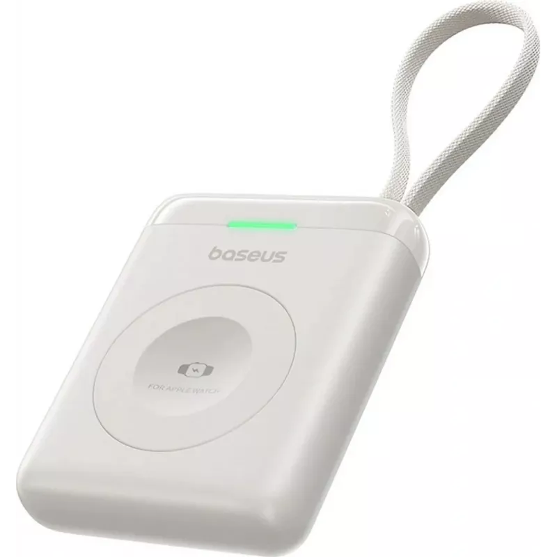 Baseus EnerFill FW11 power bank 5W per Apple Watch con cavo integrato - bianco