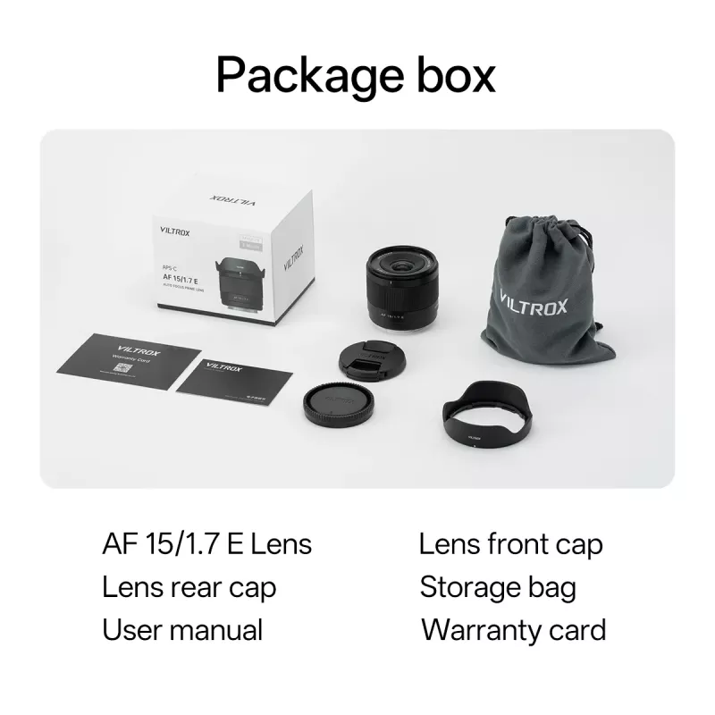 Viltrox AF 15mm f/1.7 Air obiettivo per Sony E-Mount