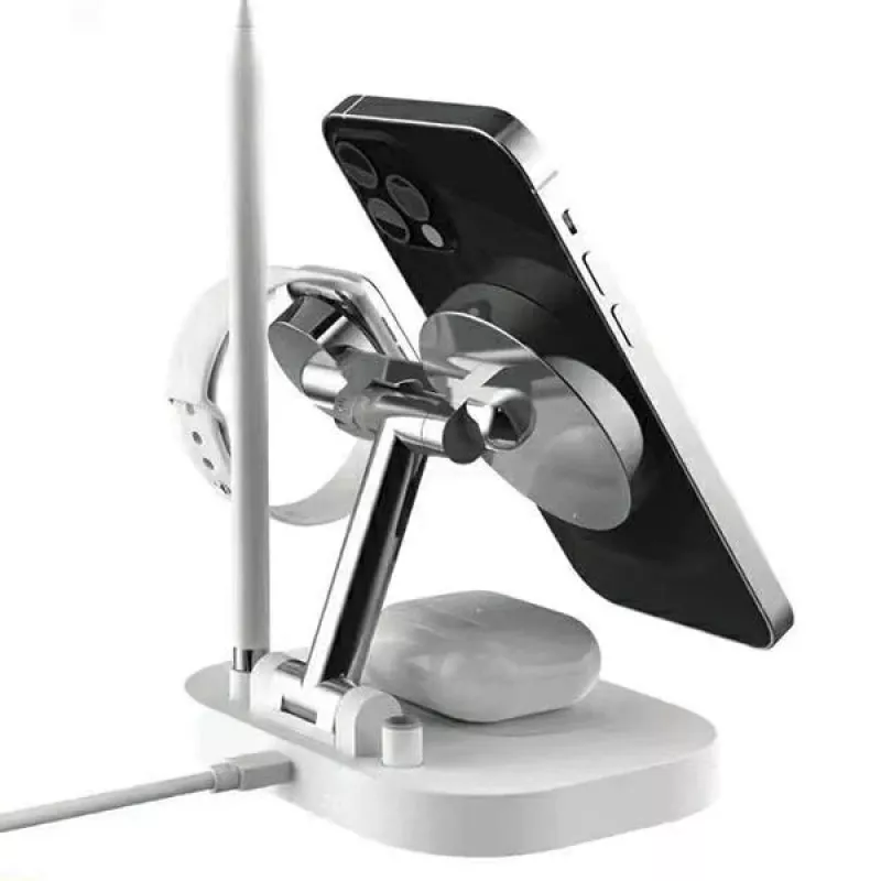 AWEI stazione di ricarica wireless 4-in-1 W2215W ricarica rapida nero