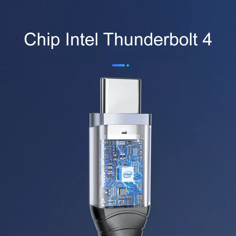 ORICO cavo Thunderbolt 4 USB-C 40 Gbit/s 8K60Hz PD 100W 2m nero
