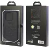 Custodia rigida in pelle sintetica Audi GT per iPhone 15 Pro (6.1 inch) - nero
