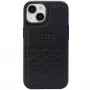 Custodia rigida in pelle sintetica Audi GT per iPhone 15 Plus / 14 Plus 6,7 inch - nero