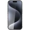 Custodia rigida in pelle vera MagSafe Audi iPhone 15 Pro 6.1 nero-rosso AU-TPUPCMIP15P-R8/D3-RD