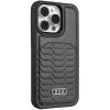 Custodia rigida in pelle sintetica MagSafe Audi iPhone 15 Pro 6.1 nero