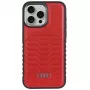 Custodia rigida in pelle sintetica MagSafe Audi per iPhone 14 Pro Max 6,7 - rosso