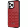 Custodia rigida in pelle sintetica MagSafe Audi per iPhone 14 Pro Max 6,7 - rosso