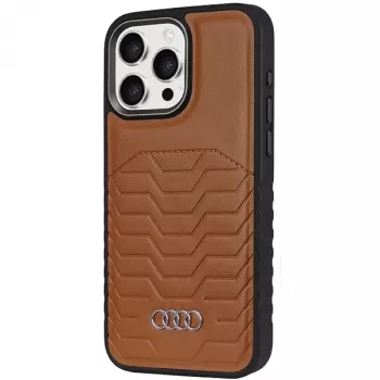 Audi Custodia rigida in similpelle MagSafe per Apple iPhone 15 Pro Max 6,7