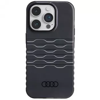 Custodia IML MagSafe AUDI per iPhone 14 Pro 6.1 nero custodia rigida AU-IMLMIP14P-A6/D3-BK