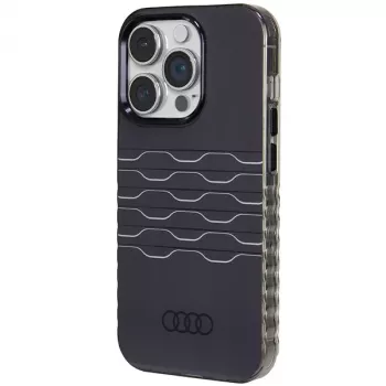 Custodia IML MagSafe AUDI per iPhone 14 Pro 6.1 nero custodia rigida AU-IMLMIP14P-A6/D3-BK