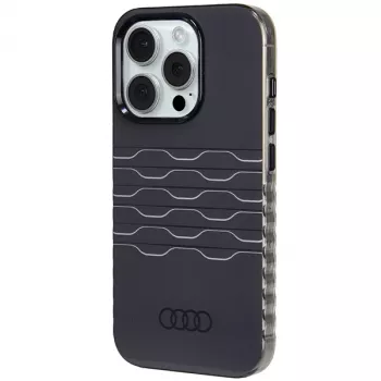 Custodia IML MagSafe Audi per iPhone 15 Pro 6.1 nero custodia rigida