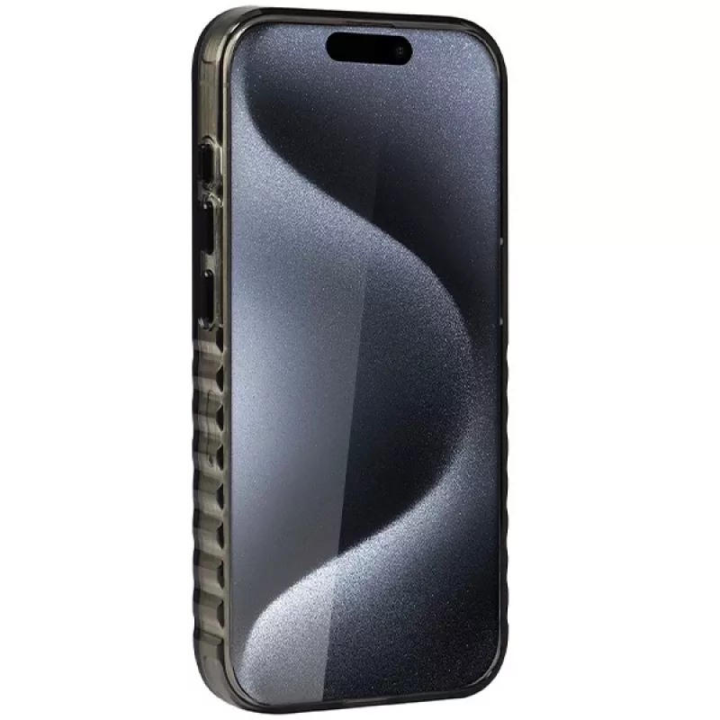 Custodia IML MagSafe Audi per iPhone 15 Pro 6.1 nero custodia rigida