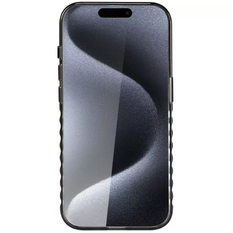 Custodia IML MagSafe Audi per iPhone 15 Pro 6.1 nero custodia rigida