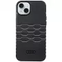 Custodia IML MagSafe Audi per iPhone 15 Plus / 14 Plus 6.7 nero custodia rigida