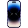 Custodia IML MagSafe Audi per iPhone 14 Pro Max 6,7 blu navy custodia rigida