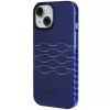 Custodia IML MagSafe Audi per iPhone 15 / 14 / 13 6.1 blu navy custodia rigida