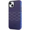 Custodia IML MagSafe Audi per iPhone 15 Plus / 14 Plus 6.7 blu navy custodia rigida