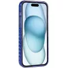 Custodia IML MagSafe Audi per iPhone 15 Plus / 14 Plus 6.7 blu navy custodia rigida