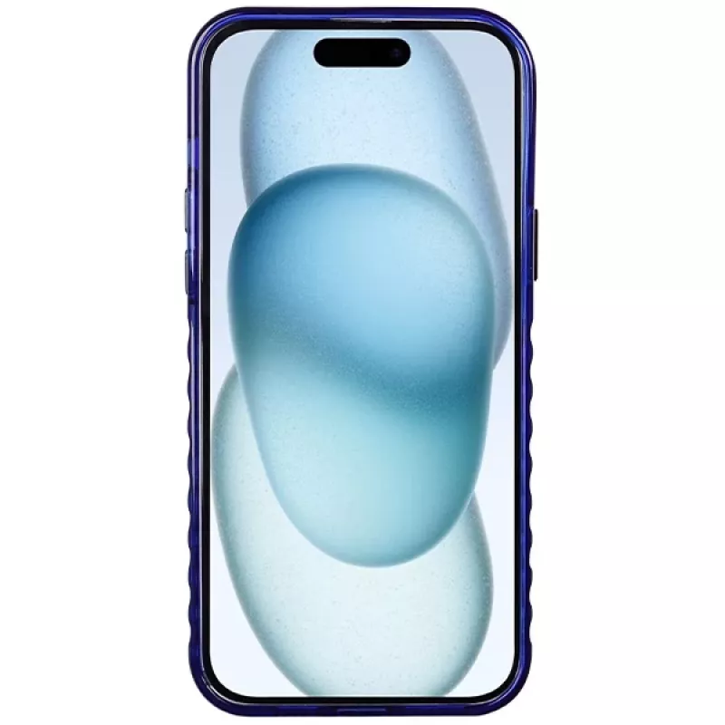 Custodia IML MagSafe Audi per iPhone 15 Plus / 14 Plus 6.7 blu navy custodia rigida