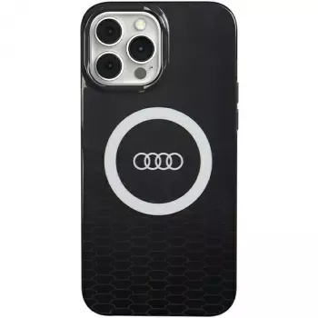 Custodia IML Big Logo MagSafe Audi iPhone 13 Pro Max 6.7 nero custodia rigida