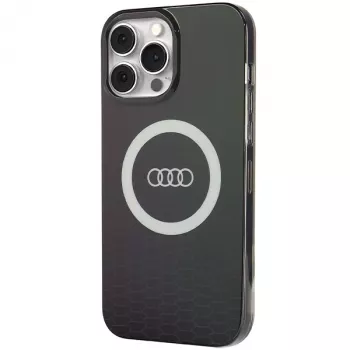 Custodia IML Big Logo MagSafe Audi iPhone 13 Pro Max 6.7 nero custodia rigida