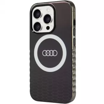 Audi Custodia rigida IML Big Logo MagSafe per iPhone 15 Pro 6,1