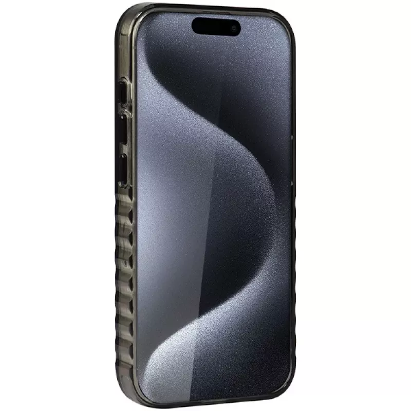 Audi Custodia rigida IML Big Logo MagSafe per iPhone 15 Pro Max 6,7 inch nero