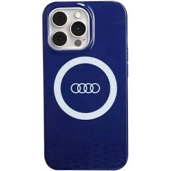 Audi IML Big Logo MagSafe Case per iPhone 13 Pro / 13 6.1 blu navy guscio rigido