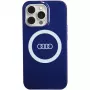 Audi IML Big Logo MagSafe Case per iPhone 13 Pro / 13 6.1 blu navy guscio rigido
