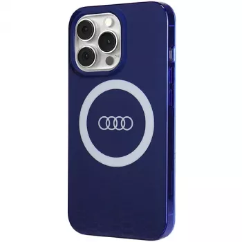 Audi IML Big Logo MagSafe Case per iPhone 13 Pro / 13 6.1 blu navy guscio rigido