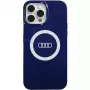 Audi IML Big Logo MagSafe Case per iPhone 13 Pro Max 6.7 blu navy guscio rigido AU-IMLMIP13PM-Q5/D2-BE