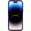 Audi IML Big Logo MagSafe Case per iPhone 14 Pro 6.1 blu navy guscio rigido AU-IMLMIP14P-Q5/D2-BE