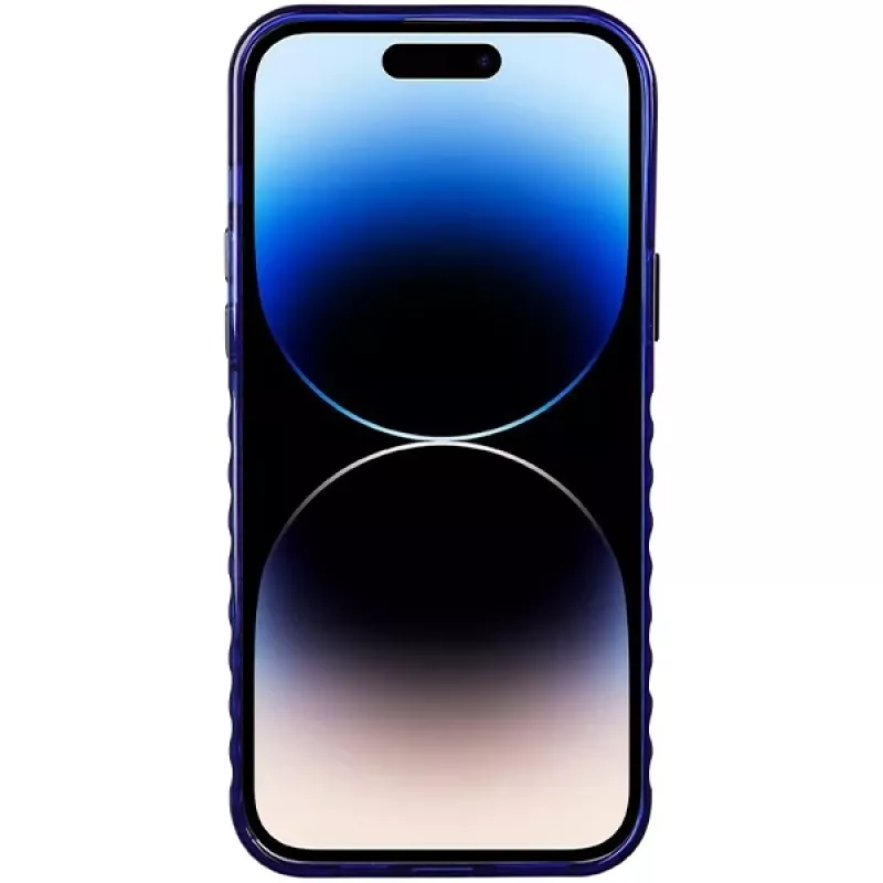 Audi IML Big Logo MagSafe Case per iPhone 14 Pro 6.1 blu navy guscio rigido AU-IMLMIP14P-Q5/D2-BE