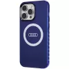 Audi IML Big Logo MagSafe Case per iPhone 14 Pro Max 6,7 blu navy guscio rigido
