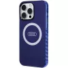 Audi IML Big Logo MagSafe Case per iPhone 15 Pro Max 6,7 blu navy guscio rigido AU-IMLMIP15PM-Q5/D2-BE