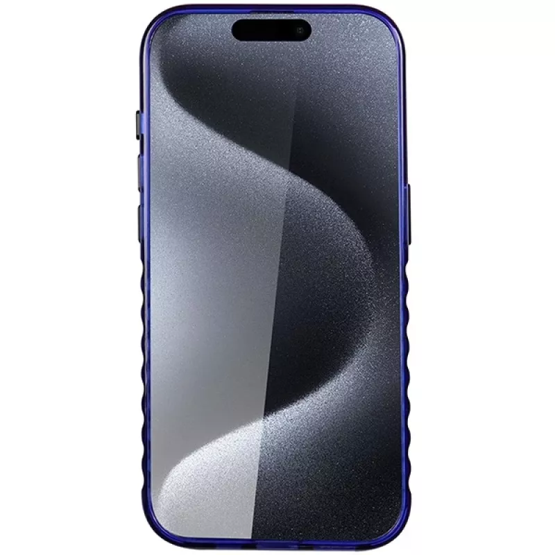 Audi IML Big Logo MagSafe Case per iPhone 15 Pro Max 6,7 blu navy guscio rigido AU-IMLMIP15PM-Q5/D2-BE
