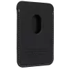 Audi portafoglio in pelle sintetica con vano carte nero MagSafe AU-MSCH-Q3/D1-BK