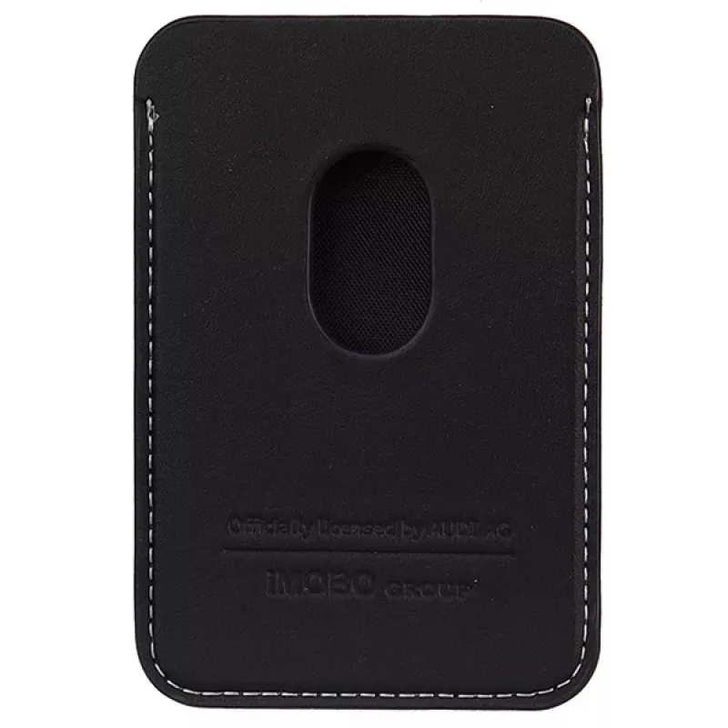 Audi portafoglio in pelle sintetica con vano carte nero MagSafe AU-MSCH-Q3/D1-BK