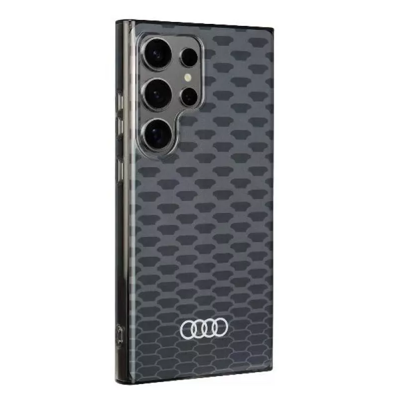 Audi IML Stitching Pattern MagSafe Case per Samsung Galaxy S24 Ultra S928 guscio rigido nero AU-IMLMS24U-Q5/D3-BK