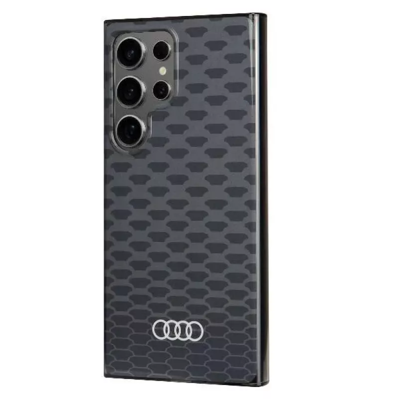 Audi IML Stitching Pattern MagSafe Case per Samsung Galaxy S24 Ultra S928 guscio rigido nero AU-IMLMS24U-Q5/D3-BK