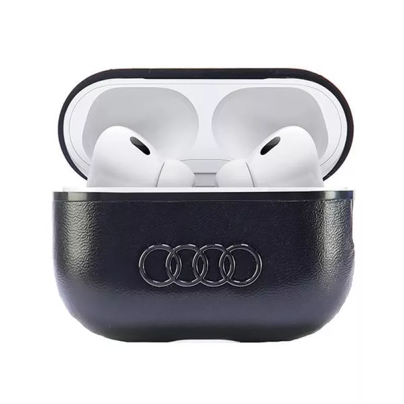 Audi pelle Big Logo custodia AirPods Pro 2 nero AU-APP2-GT/D3-BK