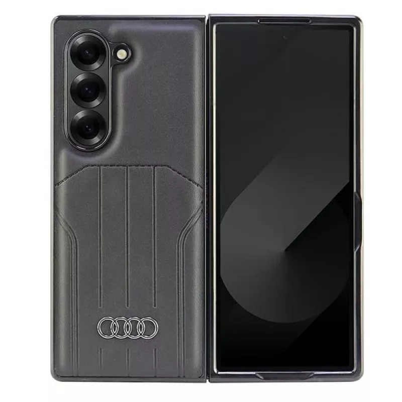 Audi pelle sintetica MagSafe Hard Case per Samsung Galaxy Z Fold6 (F956) - nero