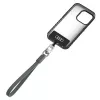 AUDI Universal Phone Lanyard 28cm 10mm pelle grigio AU-HSLSL-GT/D1-GY